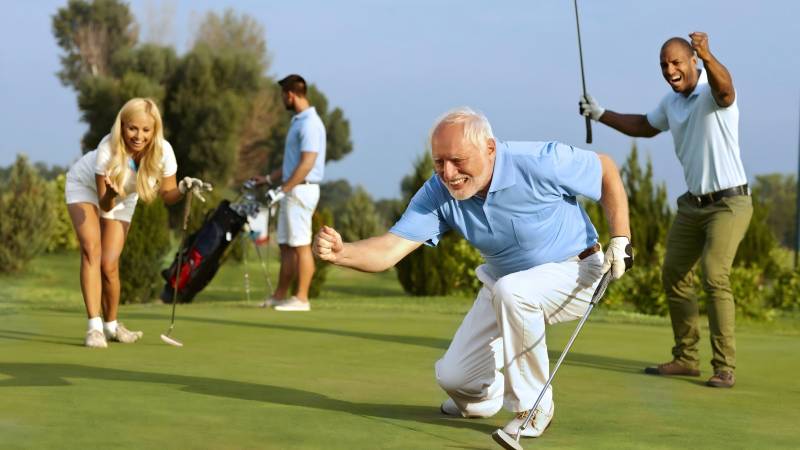 Golf, an activity where you can enjoy the natural scenery!